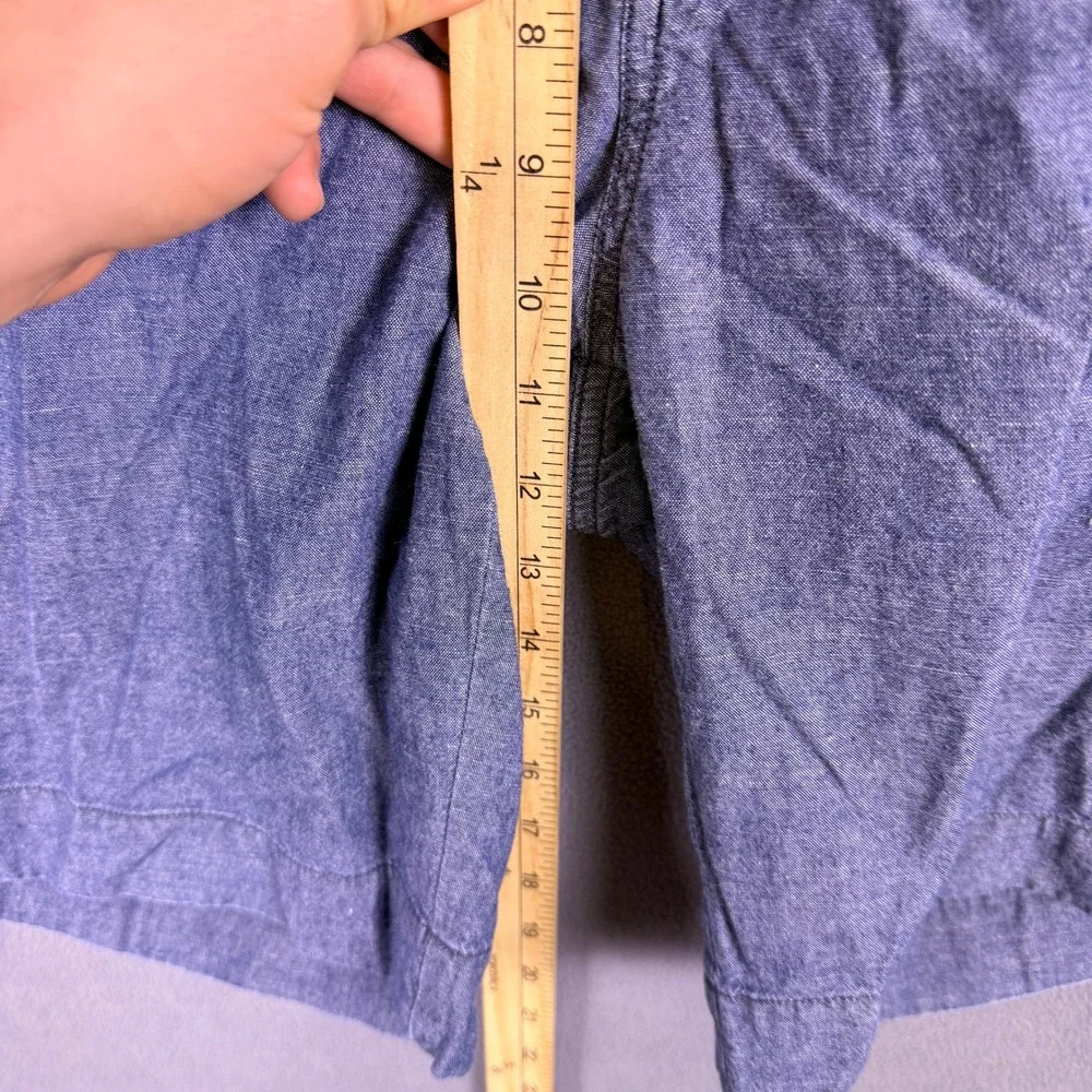 Polo Ralph Lauren Chambray Shorts Mens 36 Blue Classic Fit Heritage Nautical